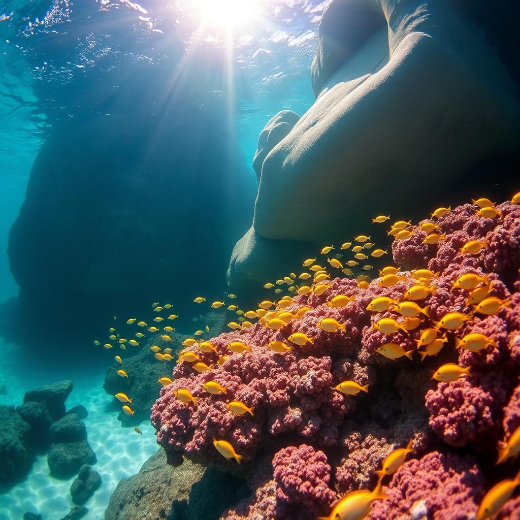 Underwater and coastal scenery of Thailand — Andaman Sea and Similan Islands.