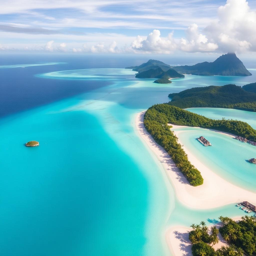 Untouched lagoons of the Cook Islands — Untouched Polynesia.