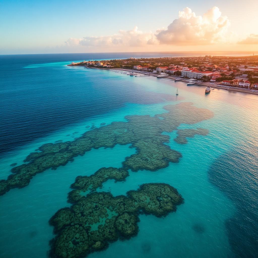 Underwater and coastal scenery of Curaçao — Diverse reefs, colorful Willemstad, easy diving.